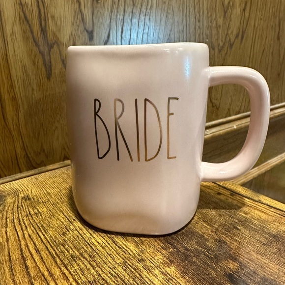 Rae Dunn BRIDE Pink with Gold Letters Ceramic Coffee Mug Brand NEW!! - Picture 1 of 1
